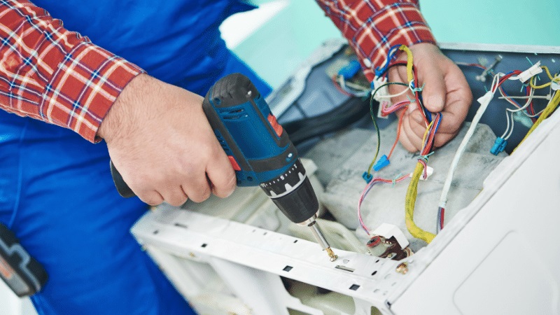 Turgutlu Grundig Grundig çamaşır makinesi kart tamiri – Su almama arızası orijinal parça ile giderildi. - Teknik servis örneği